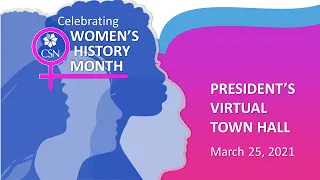 President's Virtual Town Hall for Faculty & Staff, March 25, 2021