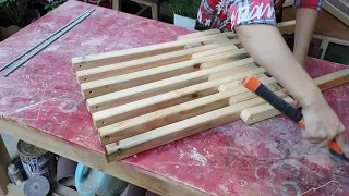 The Simplest Folding Chair You Can Make Yourself // Woodworking Ideas Of Talented Female Carpenter