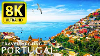 Beautiful Trip to PORTUGAL 8K ULTRA HD 60FPS - Best Places with Relaxing Music 8K TV