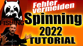 Russian Fishing 4 - 2022/23 Tutorial - #5 Spinning, Ruten Aufbau, Anfängerguide, Startertutorial