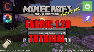 Install Fabric 1.20+ (Mod Minecraft 1.20) | Install Guide Tutorial with Shaders