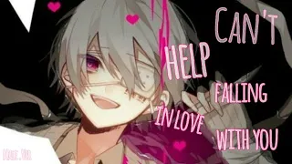 Nightcore - Can't help falling in love with you [DARK VERSION]/ Male Ver. [Lyrics]