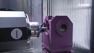 Ibarmia ZVH45 L1500 Star Travelling Column 5 Axis Machining Centre Impeller Cutting Demo