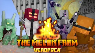 Melon Farm's New Update! 4 new aliens! Minecraft Ben 10 (Fisk Superheroes)