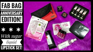 One of the best!! FAB BAG September 2019 |ANNIVERSARY |Sugar lipstick set |10% off