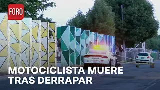 Motociclista muere tras derrapar en San Andrés Tetepilco, CDMX - Las Noticias