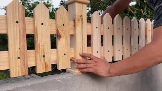 Great Ideas From Wooden Pallets // How To Build Your Own Pallet Fence