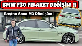 Fransa’dan BMW F30 getirip Türkiye’de Modifiye etim ! M3 yaptık Kaderi değişti !!