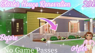 Bloxburg | I renovated the Starter House! No Game Passes 29k