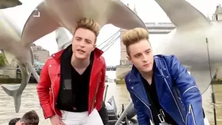 Jedward on London Live Promoting Sharknado 3