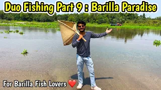 Duo Fishing Part 9 : Barilla Paradis😍🦢🔥, River with very less water | Exploring new location