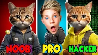 FUNNIEST NOOB vs PRO vs HACKER APP GAMES EVER! Plus FREE ROBUX 🤑 Prezley