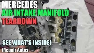 Mercedes Air Intake Manifold Tear Down | Error Code P2006 | DIY