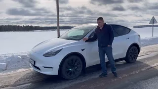 Честно о печке в Тесла model Y