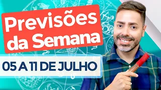 PREVISÕES DA SEMANA PARA TODOS SIGNOS. DE 05 A 11 JULHO.