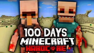 We Survived 100 Days in a PARASITE WASTELAND in Hardcore Minecraft... Here's What Happened