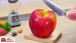 Amazing Miniature Apple Grilled Cheese Sandwich Recipe | ASMR Cooking Mini Food