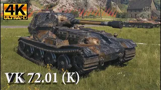 VK 72.01 (K) 1v5 last second 9.4k 8 kills, 8190 block World of Tanks video in Ultra HD 4K