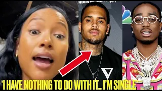 Karrueche REACTS To Chris Brown & Quavo DISSING & BEEFING Over Her