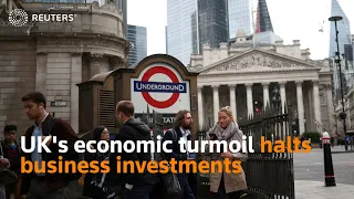 UK's economic turmoil halts business investments