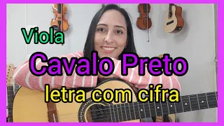 Cavalo Preto - Letra com cifra na Viola Caipira