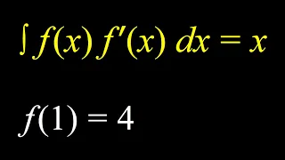 An Integral/Differential Equation