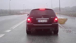Mercedes R63 AMG, flyby, launch, much more ///AMG