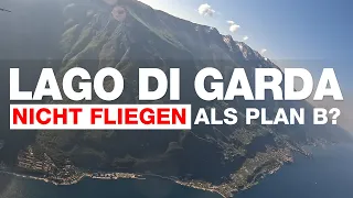 Nicht fliegen als Plan B?! Flug zum Gardasee über die Alpen. Ulraleichtfliegen in Italien