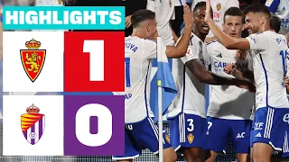 Highlights Real Zaragoza vs Real Valladolid (1-0)