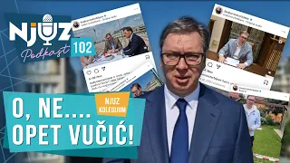 Vučić oborio srpski Instagram, moli se Suzi da ugasi internet : NJUZ PODKAST 102