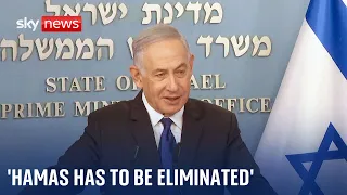 Netanyahu: "We cannot have a future if Hamas remains intact" | Israel-Hamas war