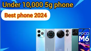 Top 5 Best 5G Smartphones Under ₹10000 Budget⚡ January 2024#phone #technology #tech #trending