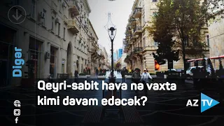 Qeyri-sabit hava nə vaxta kimi davam edəcək?