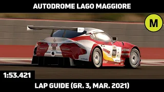 Gran Turismo Sport - Daily Race Lap Guide - Autodrome Lago Maggiore - GR Supra Racing Concept Gr. 3