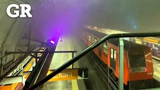 Desalojan estación de Línea 7 del Metro por humo