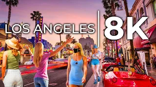 Los Angeles 🇺🇸 in 8K - Los Angeles in 8K ULTRA HDR Walking Tour [60FPS]