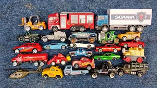 Diecast Car Toys, Police Cars, Scania Trucks, Fire Cars, Dump Trucks, Forklifts, Army Cars, Luigi