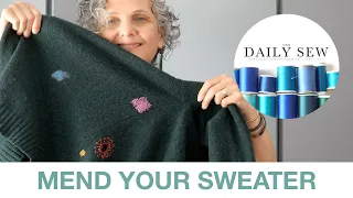 How to Darn and Mend Your Sweater - 8 Different Ways | The Daily Sew