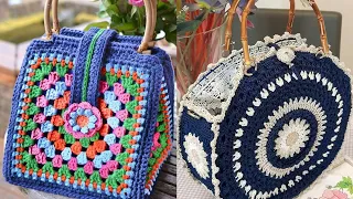 TOP 50 BEST DESIGNER IDEAS OF BEAUTIFUL EASY TRENDY CROCHET HANDBAGS SHOULDER BAGS TOTE BAG DESIGN