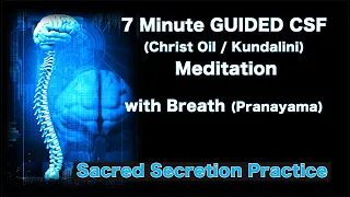 Sacred Secretion Practice - 7 Minute GUIDED CSF MEDITATION & BREATH for Christ Oil, Kundalini Energy