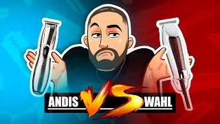 Жесткое сравнение триммеров Andis и Wahl |  A tough comparison between Andis and Wahl trimmers