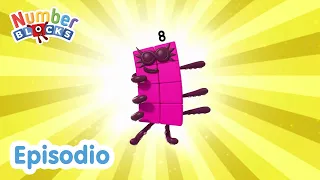 Numberblocks en Español | Episodios completos | OCHO