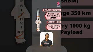 Prithvi II- surface-to-surface short-range ballistic missile | Ananya Ma'am