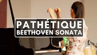Beethoven Sonata No.8 "PATHETIQUE" - Inga Fiolia & Rhani Krija piano -percussion