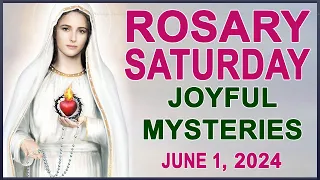 The Rosary Today I Saturday I June 1 2024 I The Holy Rosary I Joyful Mysteries