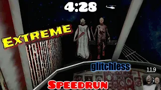 Granny 2 - Speedrun (4:28), Extreme helicopter glitchless, without being spoted