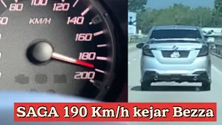 Saga TOP Speed 190km/h keja Bezza