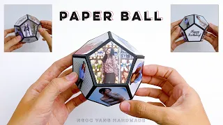 PAPER BALL || TRÁI BÓNG DÁN ẢNH -  NGOC VANG Handmade