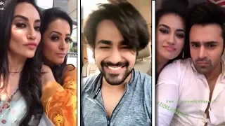 Naagin 3 Actress || Maahir, Bela, Vishaka, Annu || Back Stage in TikTok Masti