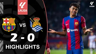 FC Barcelona vs. Real Sociedad 2-0 Highlights | LaLiga 2023/24